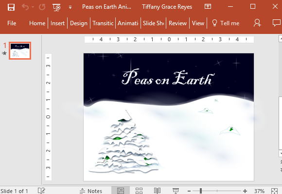 Christmas template for PowerPoint