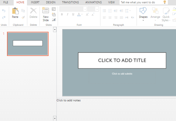 Free Parcel Template for PowerPoint Online