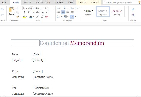 confidential-memo-template-for-businesses-and-organizations