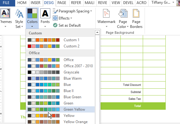 customize-the-template-and-change-the-color-scheme