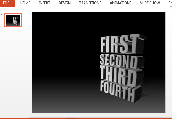 dramatic-3D-text-effect-for-your-presentations
