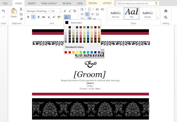 change-the-colors-to-customize-the-template-to-suit-your-wedding-theme