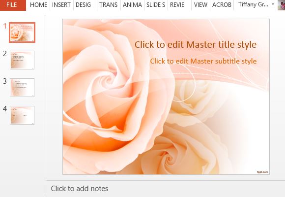 elegant-and-romantic-peach-roses-powerpoint-template