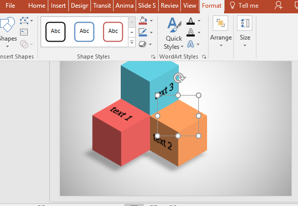 format-the-3d-cubes-to-change-their-colors-and-styles