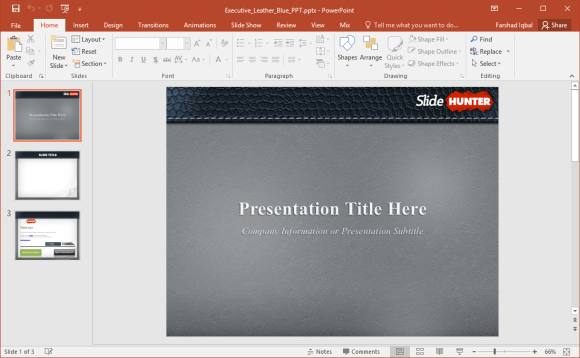 free corporate powerpoint template