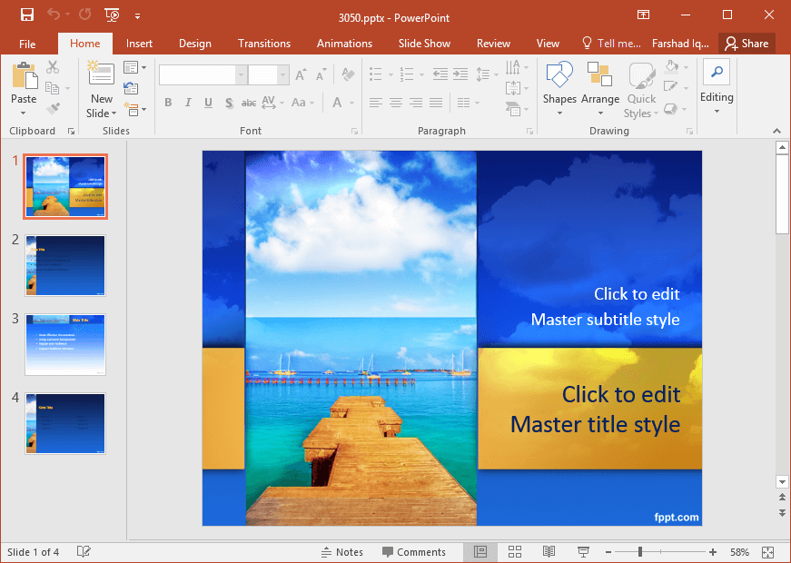 free-water-powerpoint-template