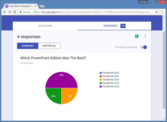 how to use google drive online quiz