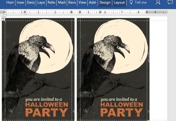 spooky-halloween-party-invitation-postcard-for-word