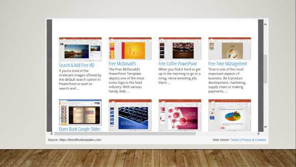 powerpoint show live web page