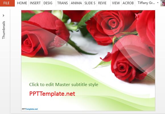 Free Rose PowerPoint Templates Free Rose PowerPoint Templates
