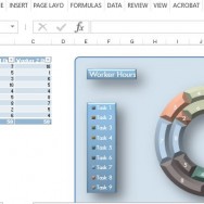 modern-3D-beveled-style-donut-chart-template-in-powerpoint