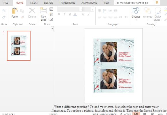 powerpoint-online-template-for-photocards-for-the-holidays