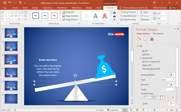 how to rotate slide in powerpoint for mac