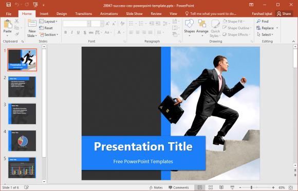 Free Success Powerpoint Templates
