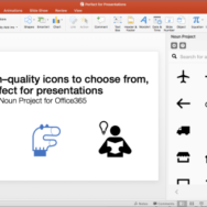 the noun project powerpoint add-in