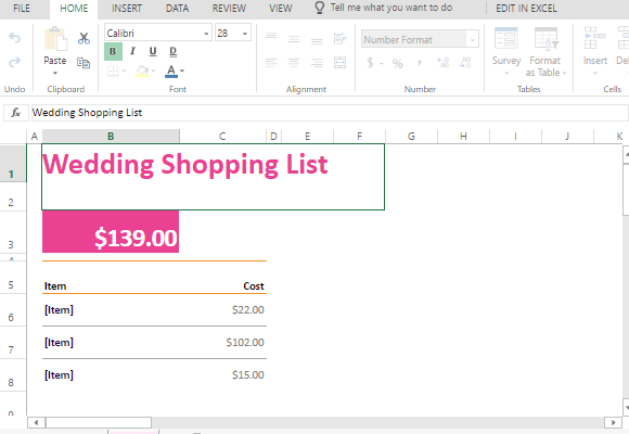 use-shopping-list-for-events-or-projects